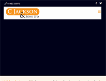 Tablet Screenshot of cjackson.co.uk